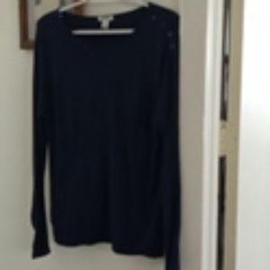 Long sleeve navy shirt